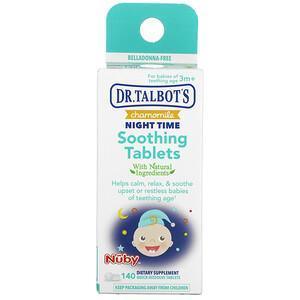 Dr. Talbot's, Chamomile Night Time Soothing Tablets, 3 m+, 140 Tablets - Supply Center USA