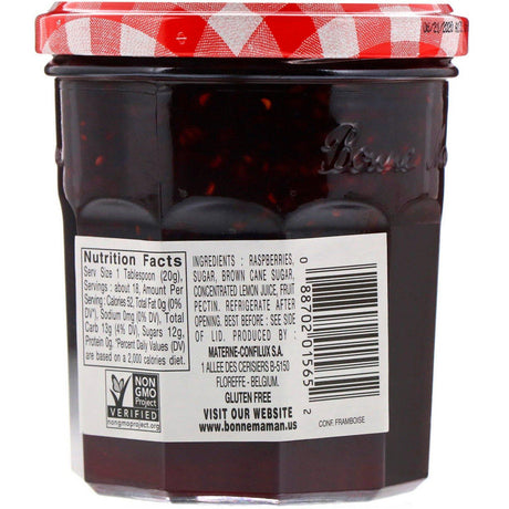 Bonne Maman, Raspberry Preserves, 13 oz (370 g) - Supply Center USA