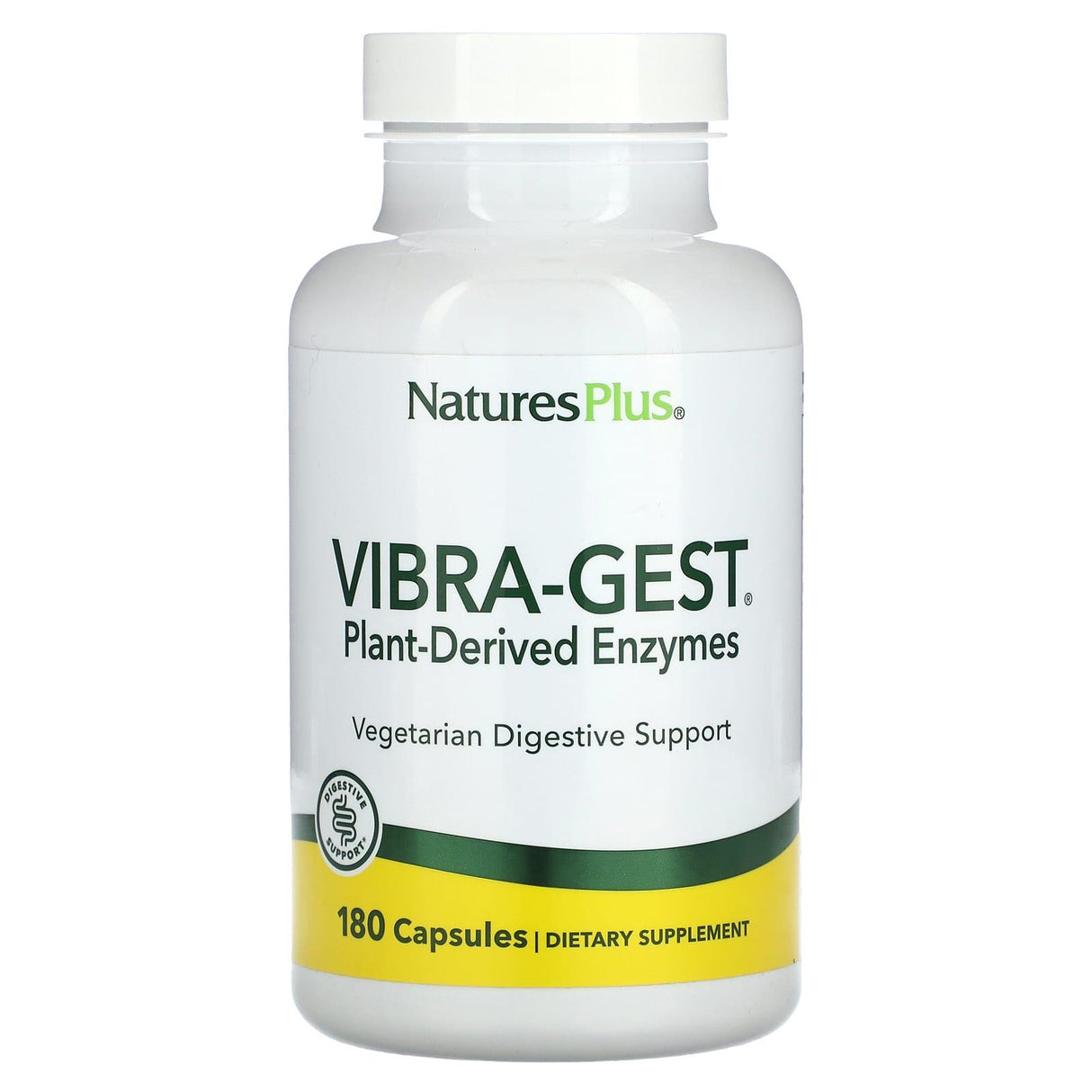 NaturesPlus, Vibra-Gest, 180 Capsules - Supply Center USA