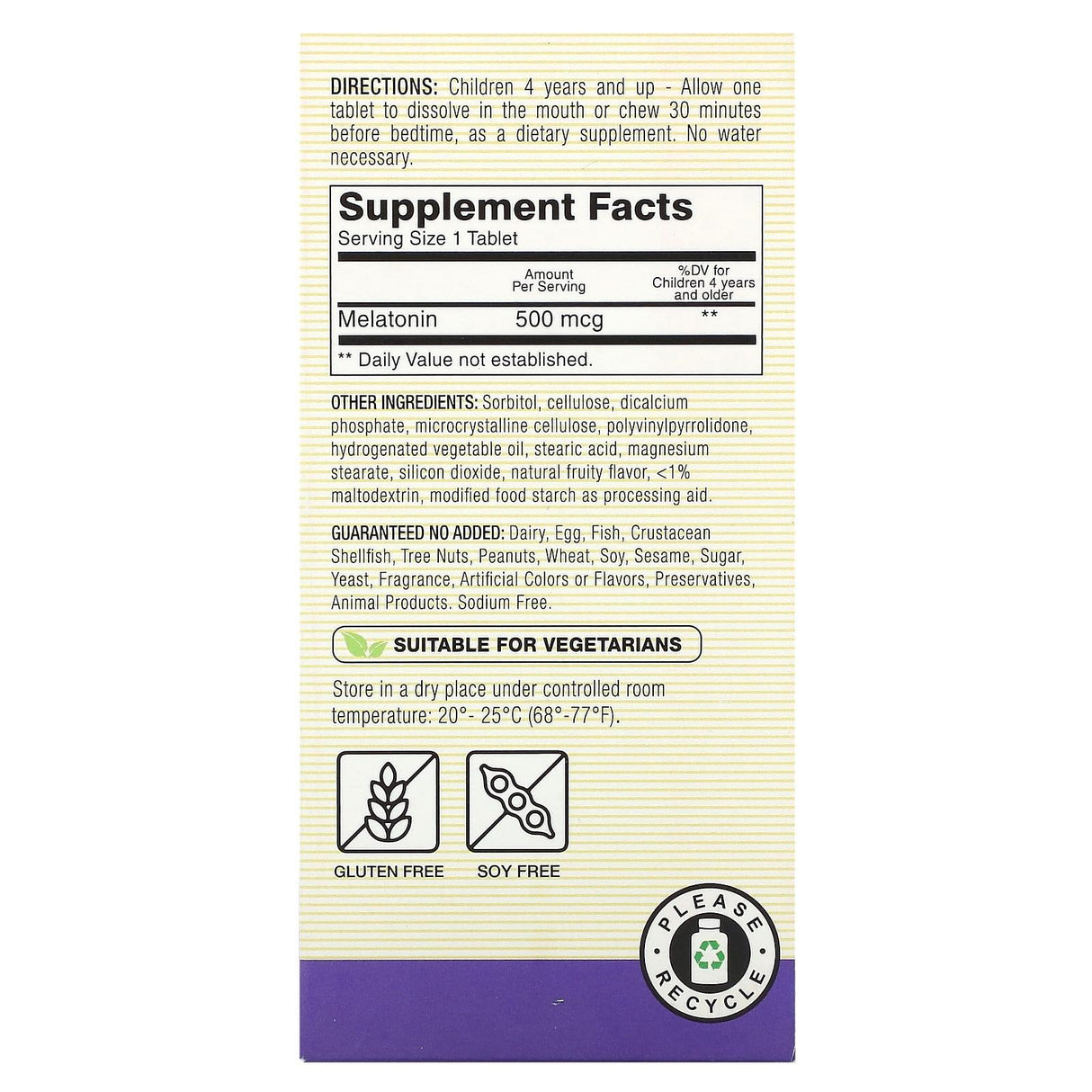 Mason Natural, Healthy Kids Melatonin, Ages 4 & Up, Fruity, 60 Tablets - Supply Center USA