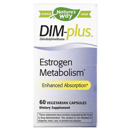 Nature's Way, DIM-Plus, Estrogen Metabolism, 60 Vegetarian Capsules - Supply Center USA