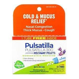 Boiron, Pulsatilla, Cold & Mucus Relief, Meltaway Pellets, 30C, 3 Tubes, 80 Pellets Each - Supply Center USA