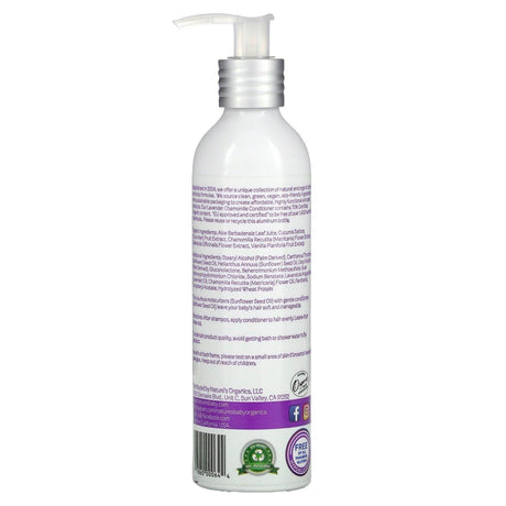 Nature's Baby Organics, Conditioner & Detangler, Lavender Chamomile, 8 oz (236.5 ml) - Supply Center USA