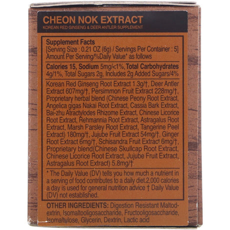 Cheong Kwan Jang, Cheon Nok Extract, Korean Red Ginseng & Deer Antler, 1.06 oz (30 g) - Supply Center USA