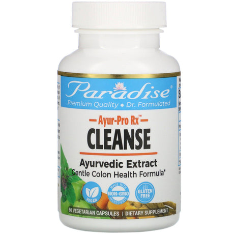 Paradise Herbs, AYRU-Pro Rx, Cleanse, 60 Vegetarian Capsules - Supply Center USA