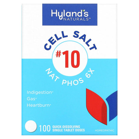 Hyland's Naturals, Cell Salt #10 , 100 Quick-Dissolving Single Tablet Doses - Supply Center USA