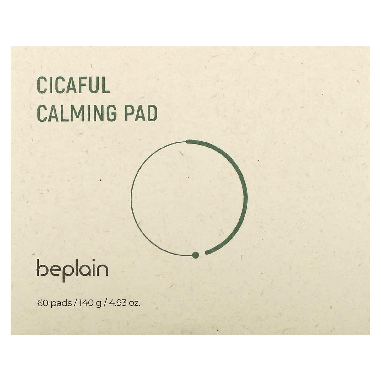 Beplain, Cicaful Calming Pad, 60 pads, 4.93 oz (140 g) - Supply Center USA