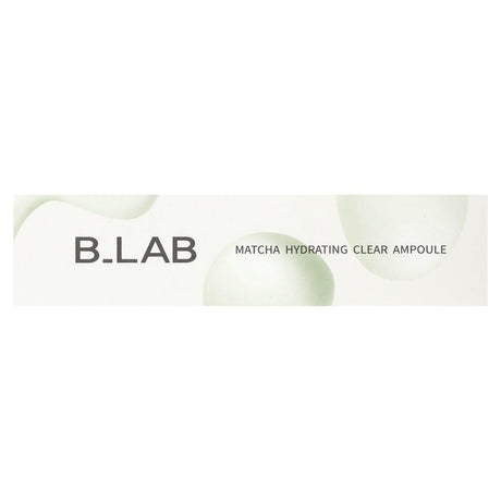 B_Lab, Matcha Hydrating, Clear Ampoule, 1.69 fl oz (50 ml) - Supply Center USA