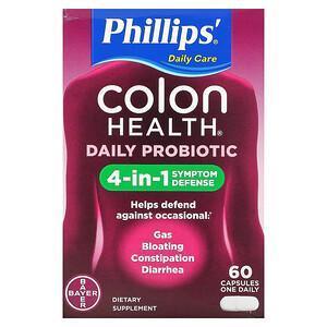 Phillip's, Colon Health Daily Probiotic, 60 Capsules - Supply Center USA