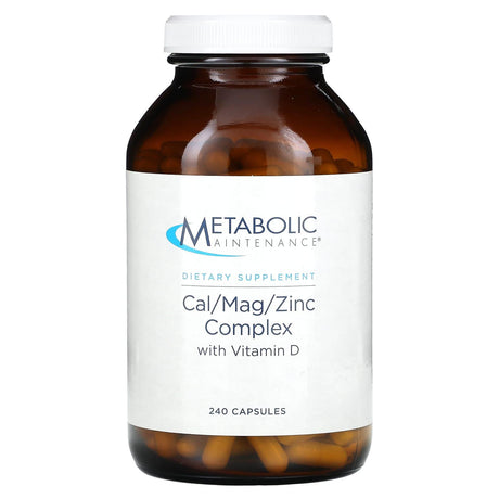 Metabolic Maintenance, Cal/Mag/Zinc Complex with Vitamin D, 240 Capsules - Supply Center USA