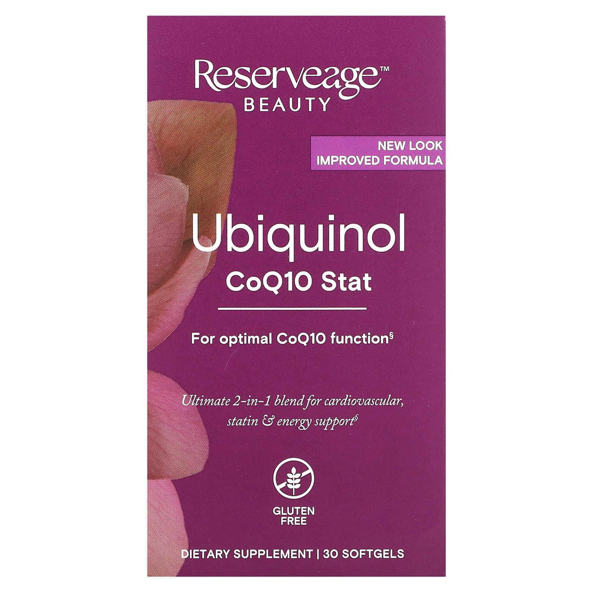 Reserveage Nutrition, Ubiquinol, Coq10 Stat, 30 Softgels - Supply Center USA