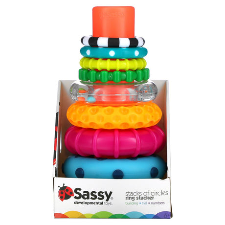 Sassy, Stack of Circles, Ring Stacker, 10 Piece Set - Supply Center USA