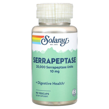 Solaray, Serrapeptase, 10 mg, 90 VegCaps - Supply Center USA