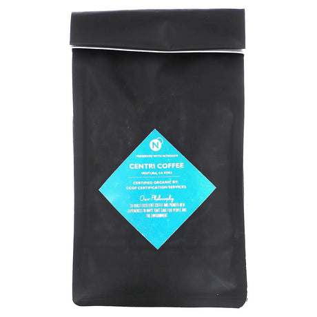 Cafe Altura, Centri Coffee, Organic One Black, Caramel + Chocolate, Whole Bean, Decaf, 12 oz (340 g) - Supply Center USA