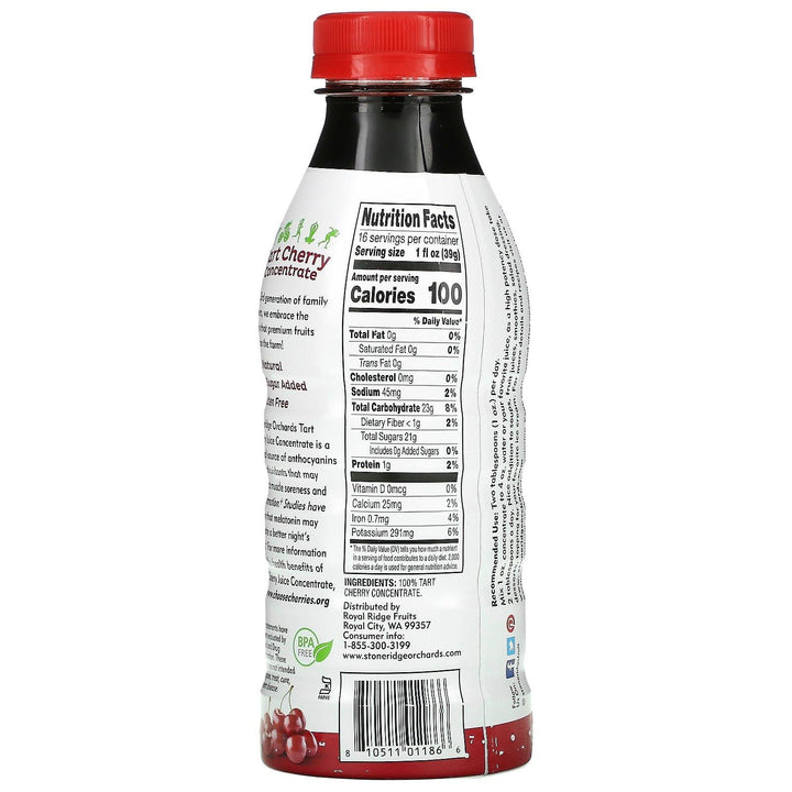 Stoneridge Orchards, Tart Cherry Concentrate, 16 fl oz (473 ml) - HealthCentralUSA