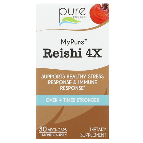 Pure Essence, My Pure, Reishi 4x, 30 Vegi-Caps - Supply Center USA