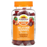 Sundown Naturals, Melatonin Gummies, Strawberry, 2.5 mg, 150 Gummies - Supply Center USA