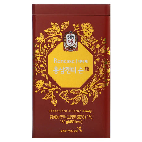 CheongKwanJang, Renesse Korean Red Ginseng Candy, 6.35 oz (180 g) - Supply Center USA