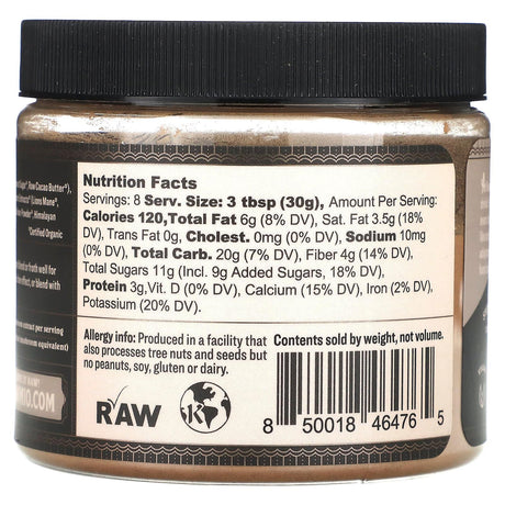 Rawmio, Oat Milk Mushroom Hot Chocolate, 8.5 oz (240 g) - Supply Center USA