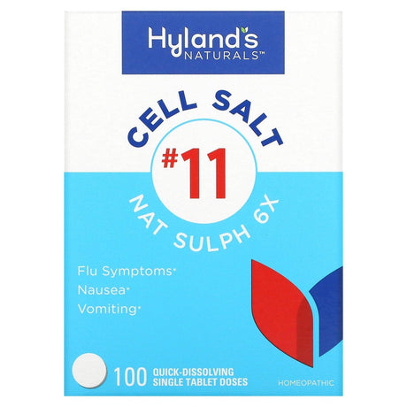 Hyland's Naturals, Cell Salt #11, Nat Sulph 6X, 100 Quick-Dissolving Single Tablet - Supply Center USA