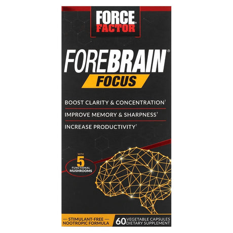 Force Factor, Forebrain, 30 Capsules - Supply Center USA