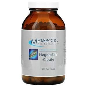 Metabolic Maintenance, Magnesium Citrate, 250 Capsules - Supply Center USA