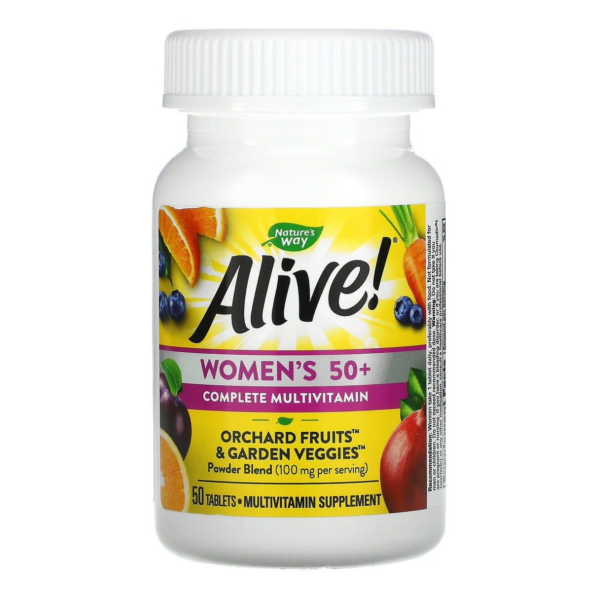 Nature's Way, Alive! Women's 50+ Complete Multivitamin, 50 Tablets - Supply Center USA