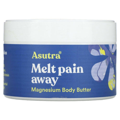 Asutra, Melt Away Pain, Magnesium Body Butter, 7 oz. (200 g) - Supply Center USA