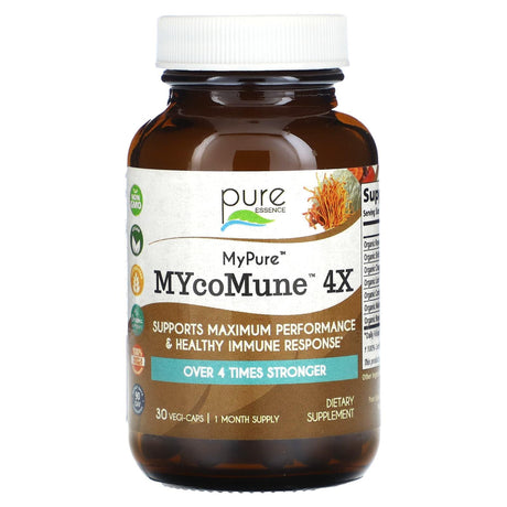 Pure Essence, MyPure, MYcoMune 4X, 30 Vegi-Caps - Supply Center USA