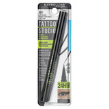 Maybelline, Tattoo Studio, Ink Pen Liquid Eyeliner, 880 Jet Black, 0.03 fl oz (1 ml) - Supply Center USA