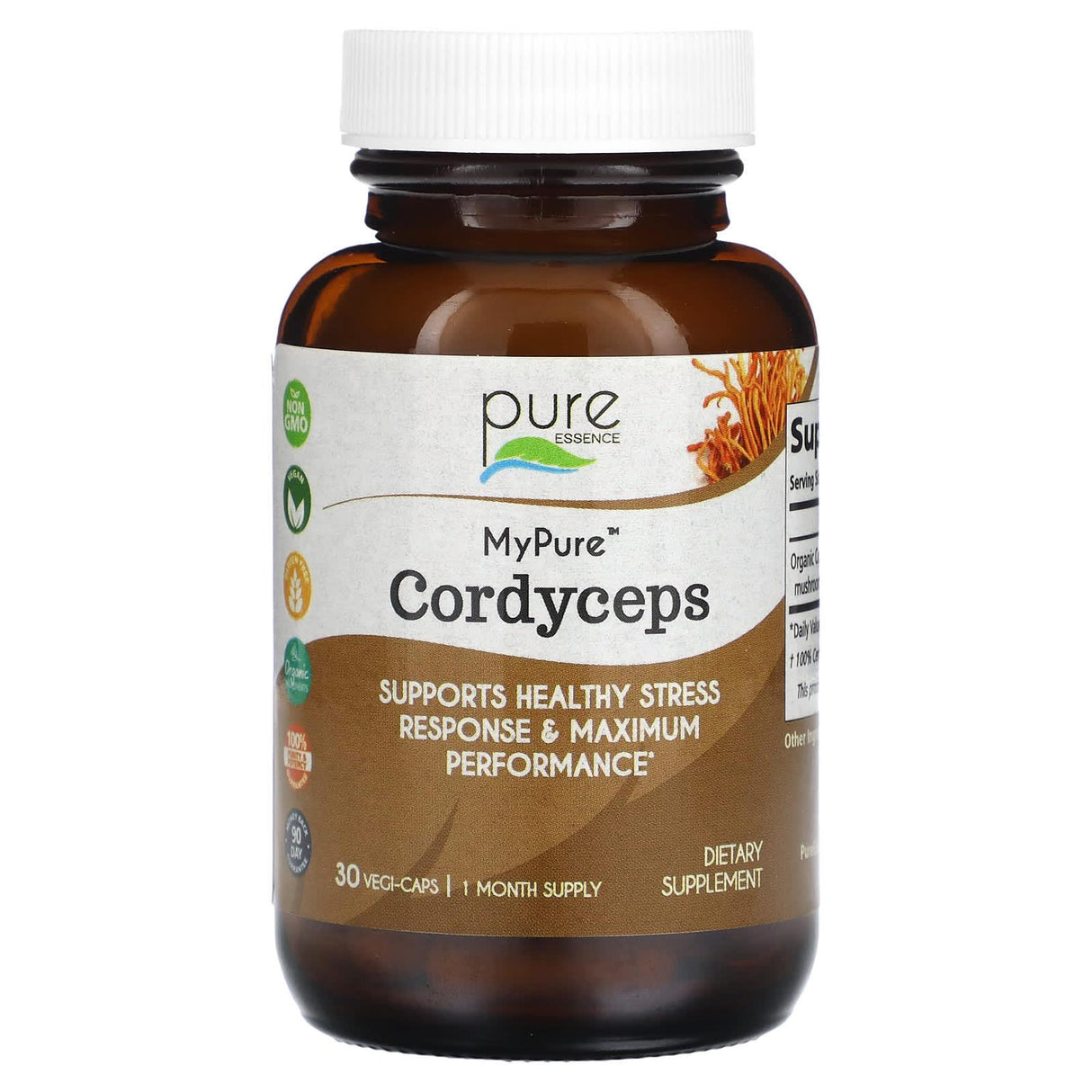 Pure Essence, MyPure, Cordyceps, 30 Vegi-Caps - Supply Center USA