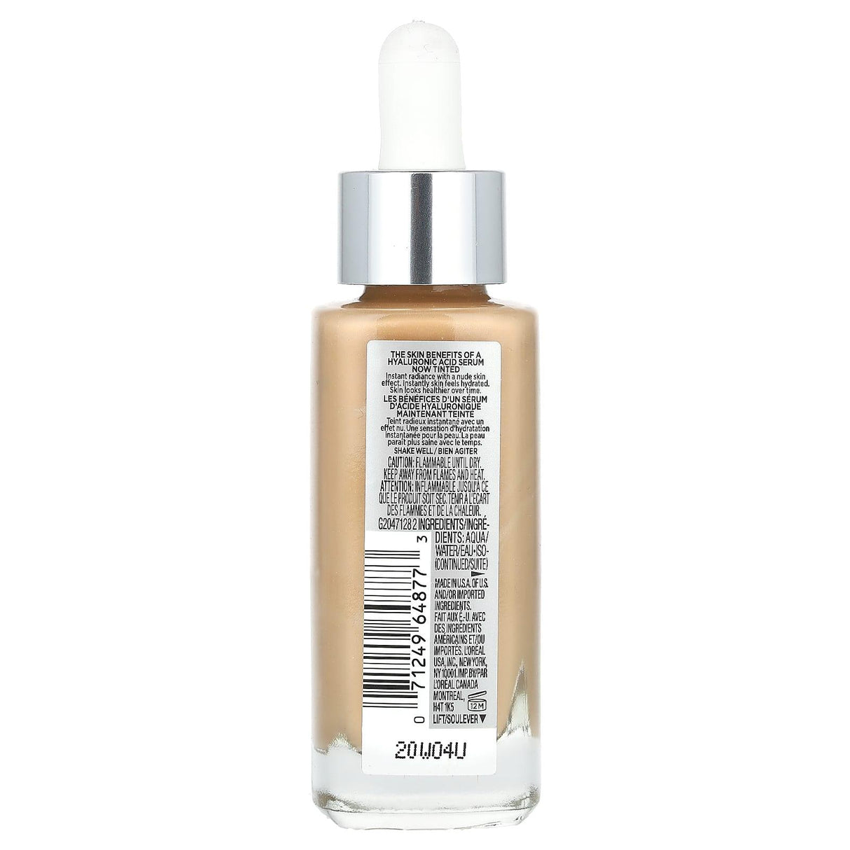 L'Oréal, True Match Nude, Hyaluronic Tinted Serum, 4.5-5.5 Rich Medium, 1 fl oz (30 ml) - Supply Center USA