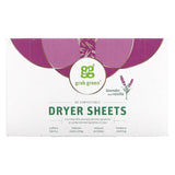 Grab Green, Dryer Sheets, Lavender with Vanilla, 80 Count - Supply Center USA