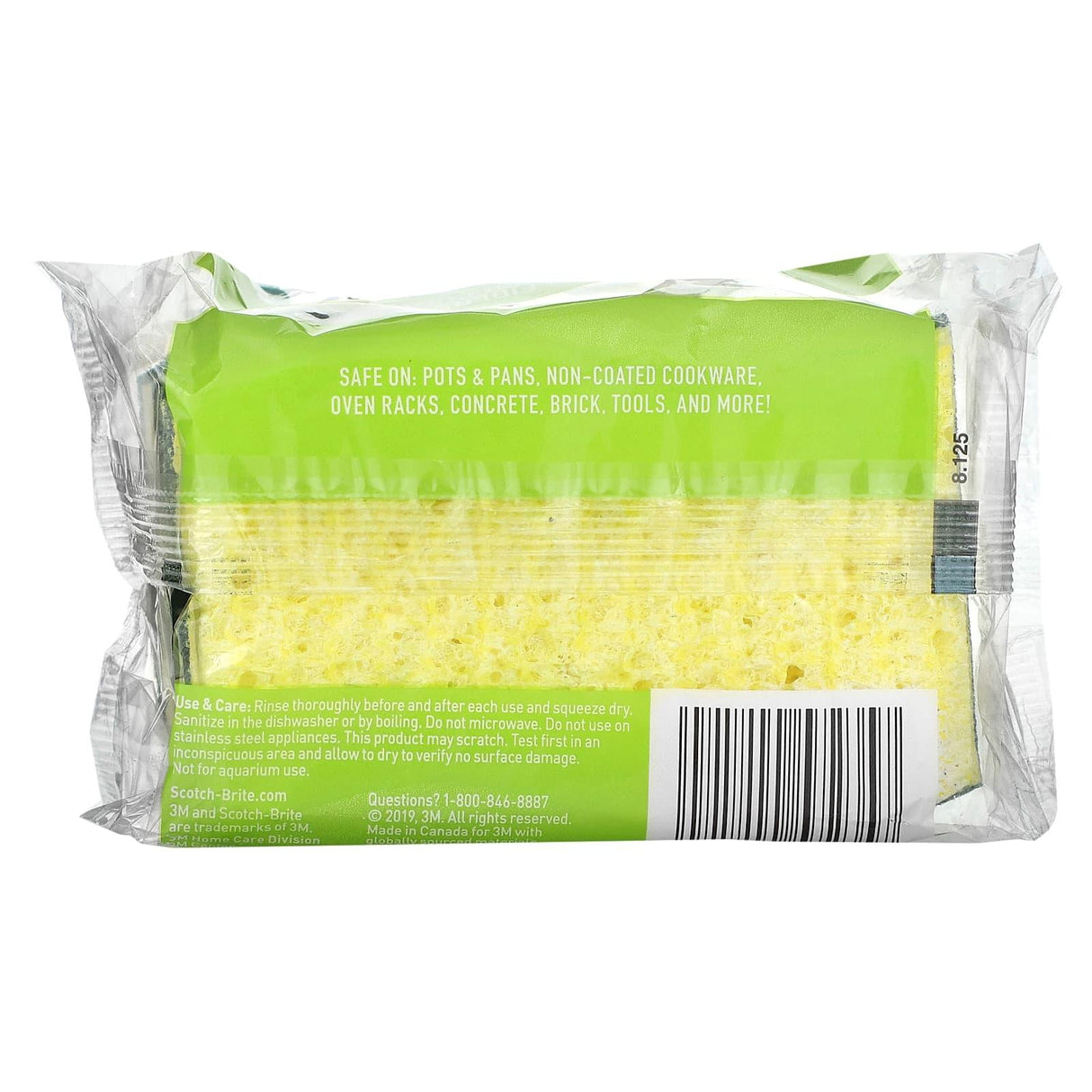 Scotch-Brite, Heavy Duty Scrub Sponges, 3 Sponges - Supply Center USA