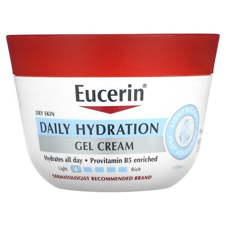 Eucerin, Daily Hydration Gel Cream, Fragrance Free, 12 oz (340 g) - Supply Center USA