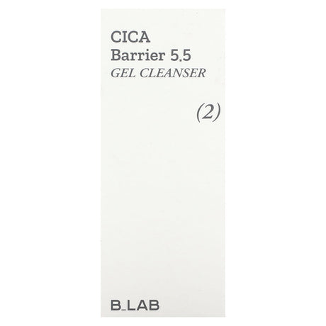 B_Lab, Cica Barrier 5.5, Gel Cleanser, 4.06 fl oz (120 ml) - Supply Center USA