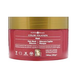 Surya Brasil, Color Fixation - Restorative Hair Mask, 7.6 fl oz (225 g) - HealthCentralUSA