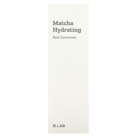 B_Lab, Matcha Hydrating, Real Sunscreen, SPF 50+ PA++++, 1.69 fl oz (50 ml) - Supply Center USA