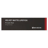 Mizon, Velvet Matte Lipstick, Private Red, 0.12 oz (3.5 g) - Supply Center USA