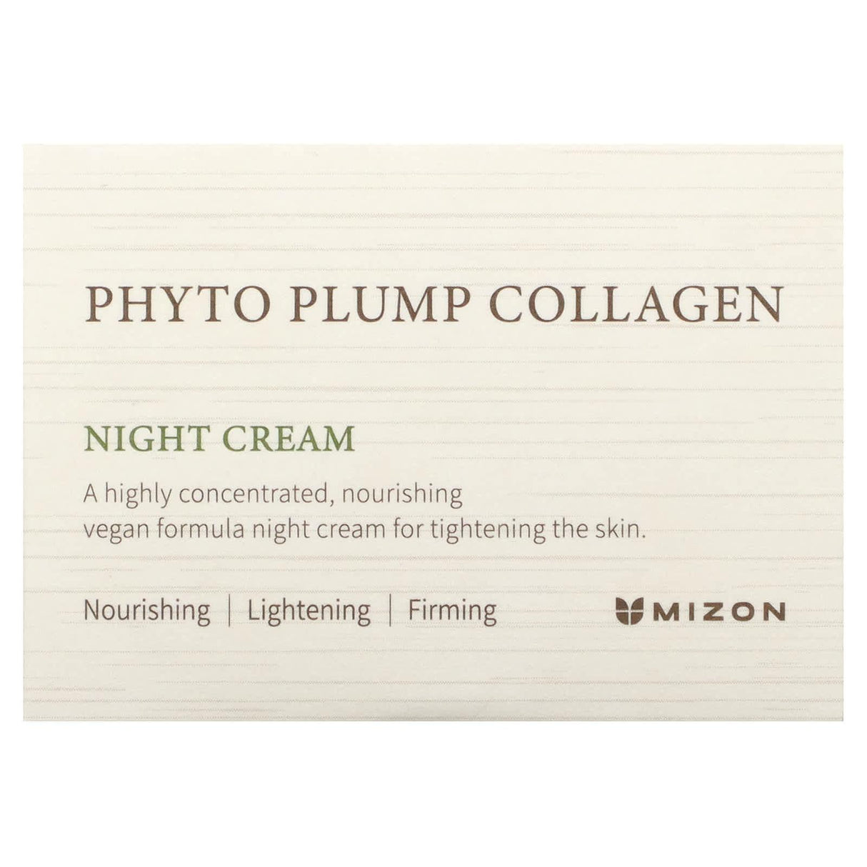 Mizon, Phyto Plump Collagen, Night Cream, 1.69 fl oz (50 ml) - Supply Center USA