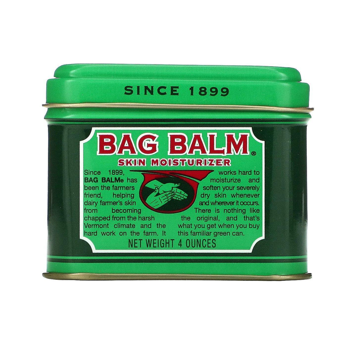 Bag Balm, Skin Moisturizer, Hand & Body, For Dry Skin, 4 oz - Supply Center USA