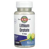 KAL, Lithium Orotate, Lemon Lime , 5 mg, 90 Micro Tablets - Supply Center USA