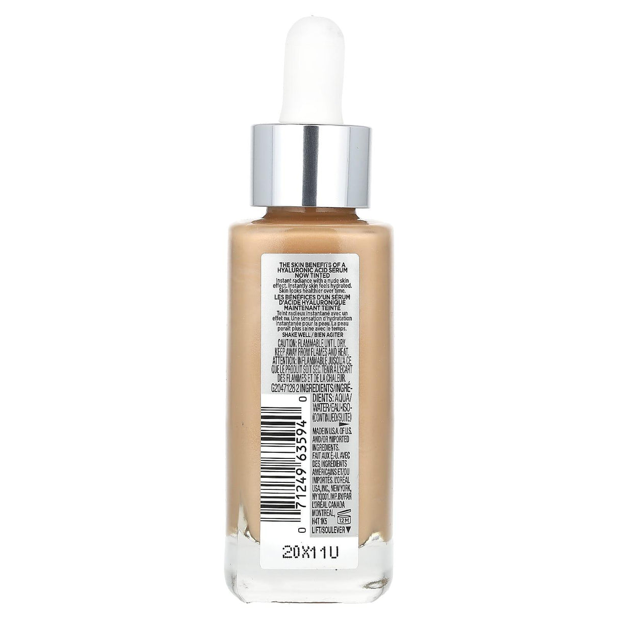 L'Oréal, True Match Nude, Hyaluronic Tinted Serum, 4-5 Medium, 1 fl oz (30 ml) - Supply Center USA