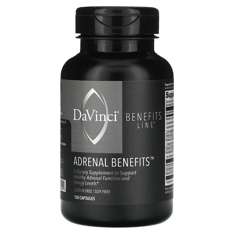 DaVinci Laboratories of Vermont, Benefits Line, Adrenal Benefits, 120 Capsules - Supply Center USA