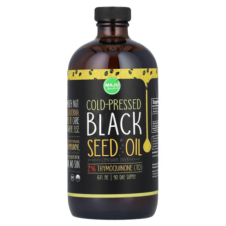 Maju Superfoods, Black Seed Oil, Cold-Pressed, 16 fl oz - Supply Center USA