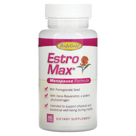 BodyGold, Estro Max, 60 Capsules - Supply Center USA