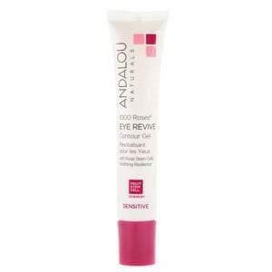 Andalou Naturals, 1000 Roses, Eye Revive Contour Gel, Sensitive, .6 fl oz (18 ml) - HealthCentralUSA