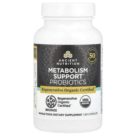 Ancient Nutrition, Metabolism Support Probiotics, 60 Capsules - Supply Center USA