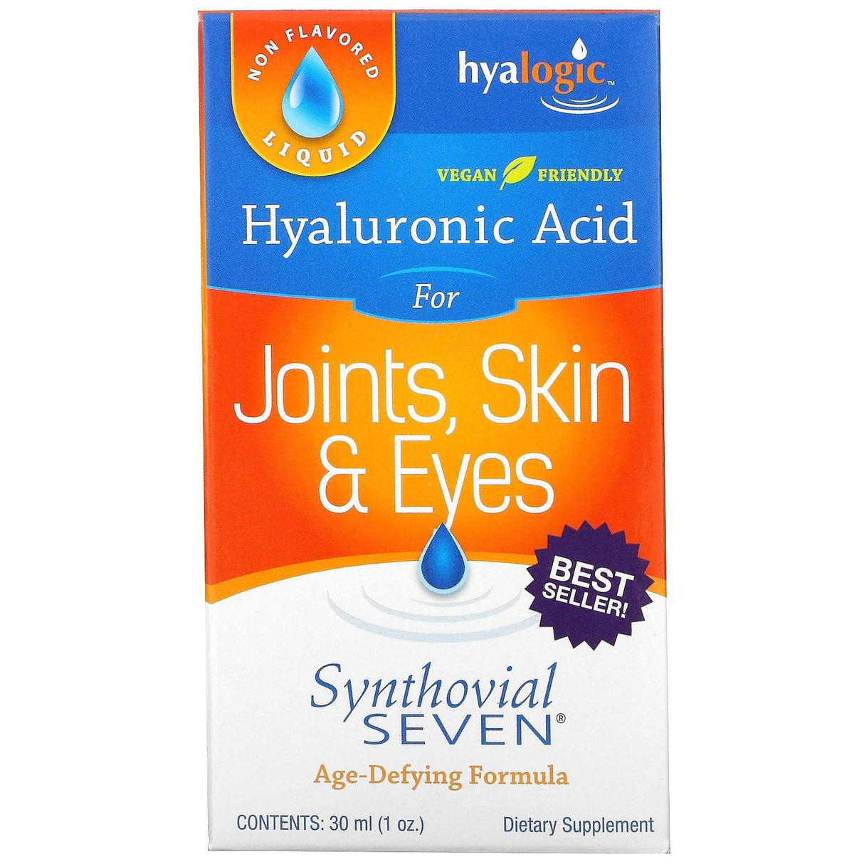 Hyalogic LLC, Hyaluronic Acid, Synthovial Seven, 1 oz (30 ml) - Supply Center USA