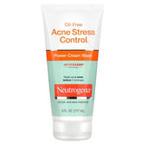 Neutrogena, Oil-Free Acne Stress Control, Power-Cream Wash, 6 fl oz (177 ml) - Supply Center USA